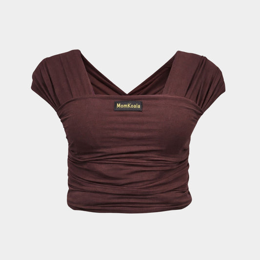 MomKoala Flexible - Kahverengi Wrap Sling Çocuk Taşıyıcı