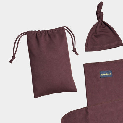 MomKoala Flexible - Kahverengi Wrap Sling Çocuk Taşıyıcı