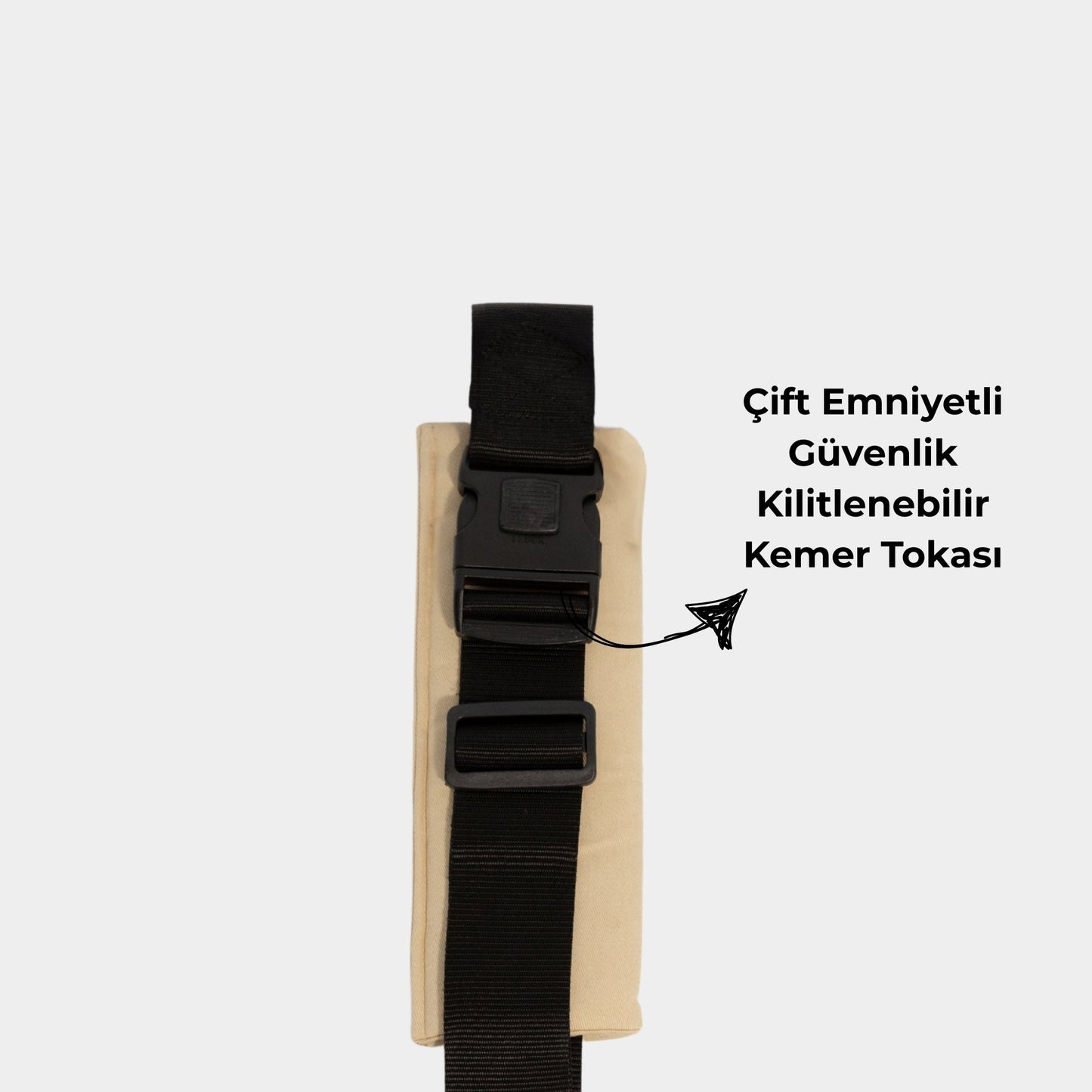 MomKoala Essential - Bej Yan Sling Çocuk Taşıyıcı