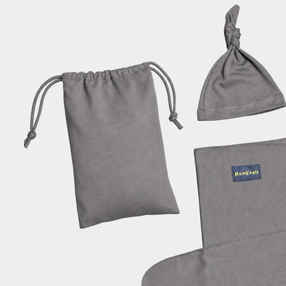 MomKoala Flexible - Gri Wrap Sling Çocuk Taşıyıcı
