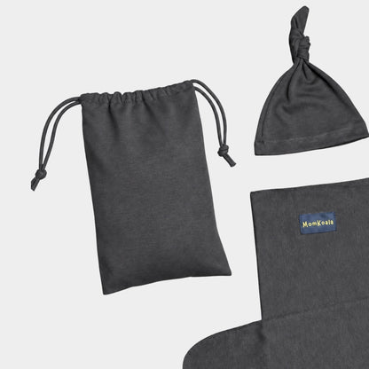 MomKoala Flexible - Füme Wrap Sling Çocuk Taşıyıcı