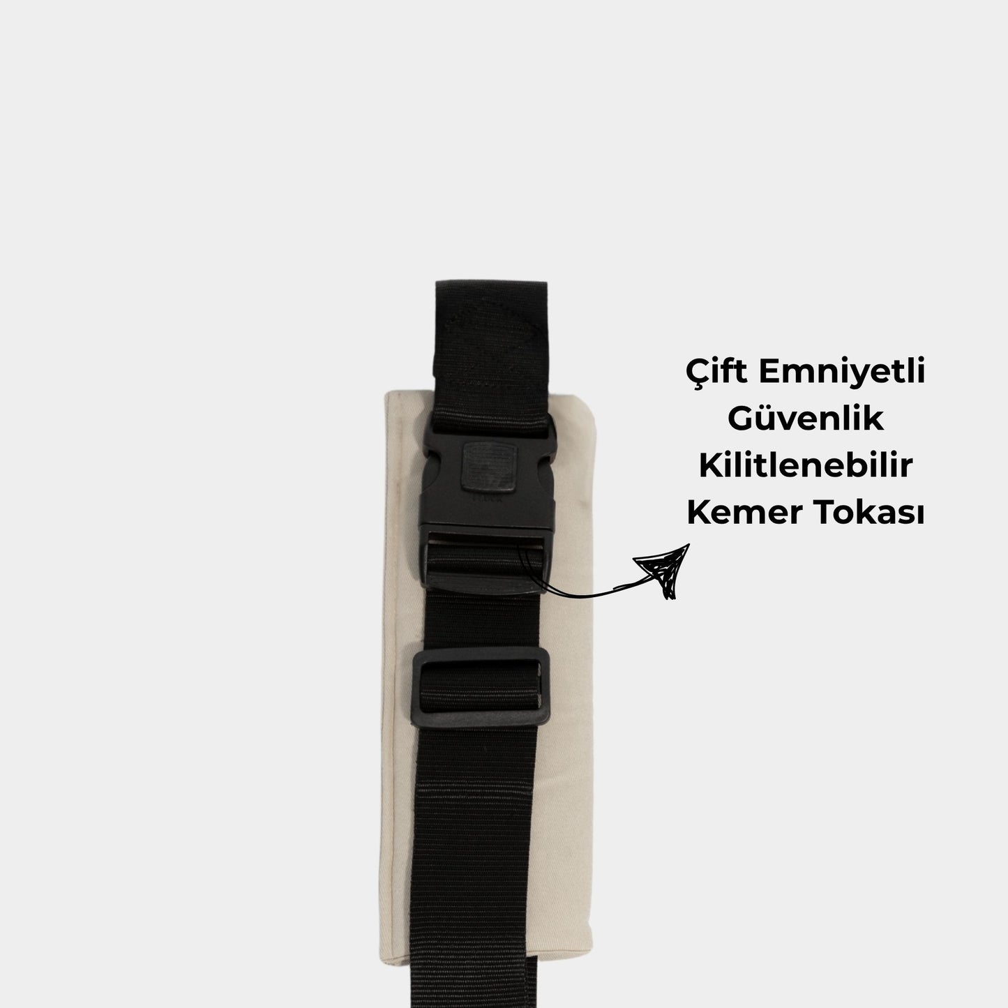 MomKoala Essential - Bej Yan Sling Çocuk Taşıyıcı
