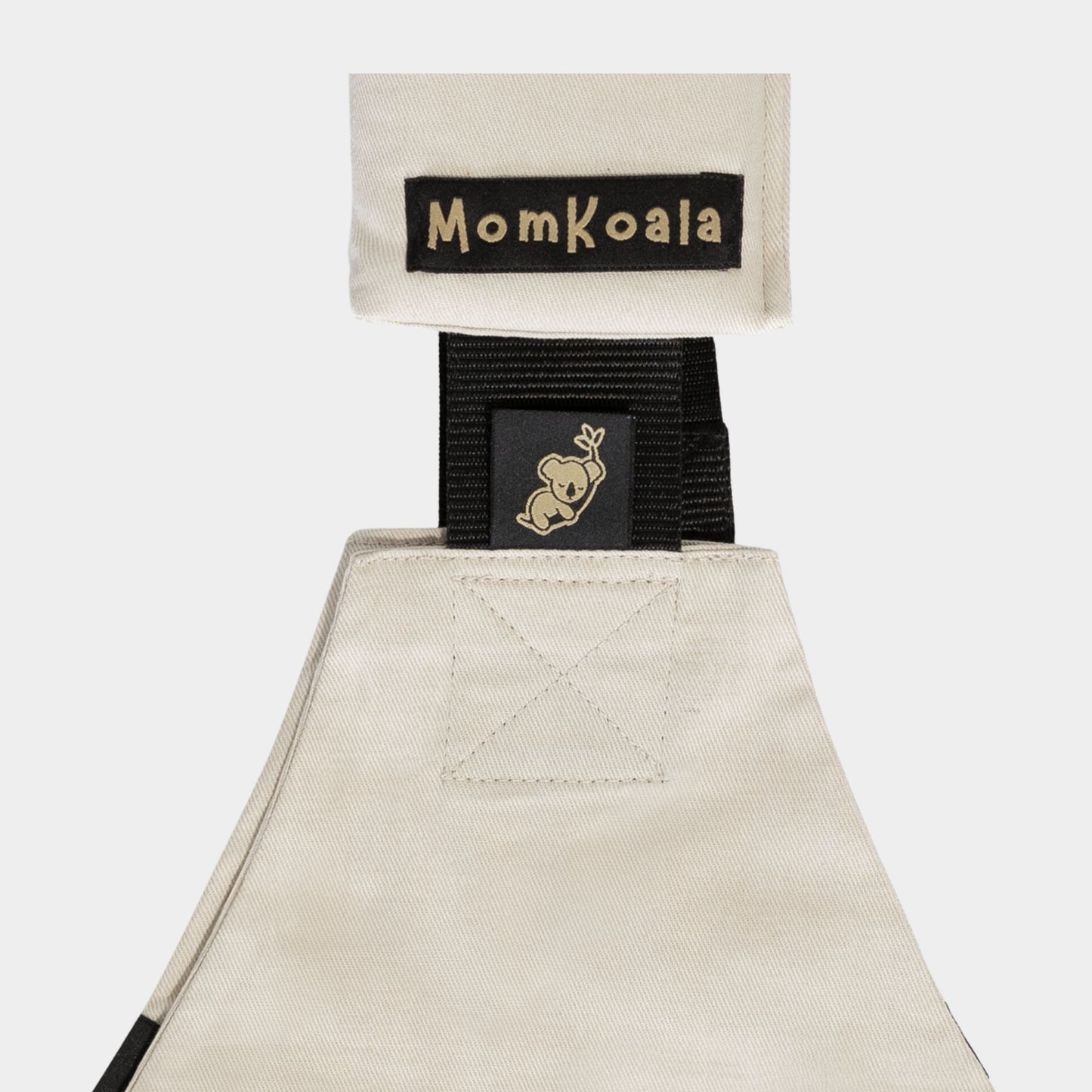 MomKoala Essential - Bej Yan Sling Çocuk Taşıyıcı