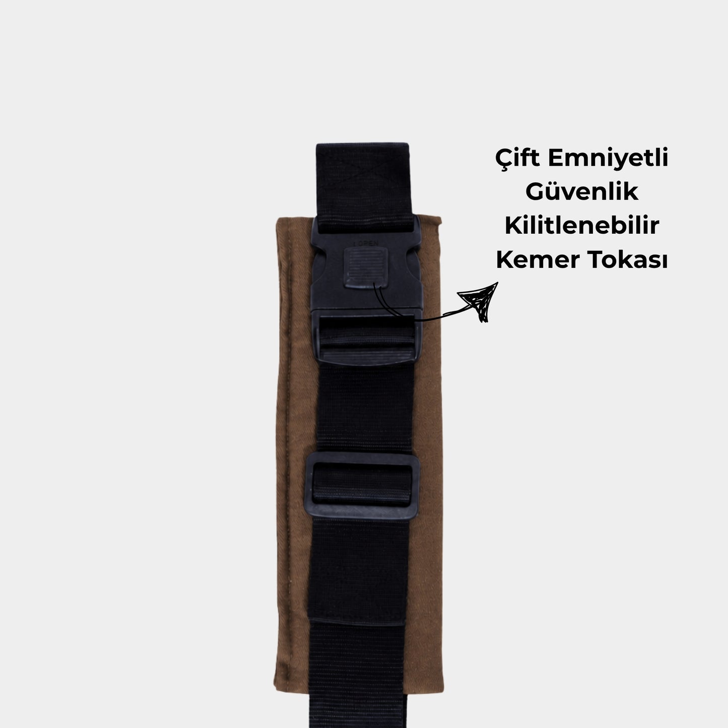 MomKoala Essential - Kahve Yan Sling Çocuk Taşıyıcı