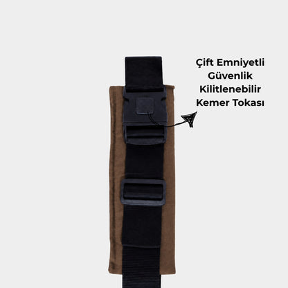 MomKoala Essential - Kahve Yan Sling Çocuk Taşıyıcı