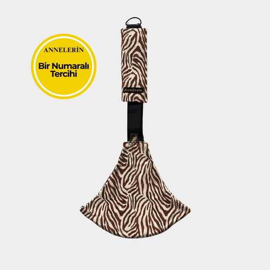 MomKoala Signature - Zebra Yan Sling Çocuk Taşıyıcı