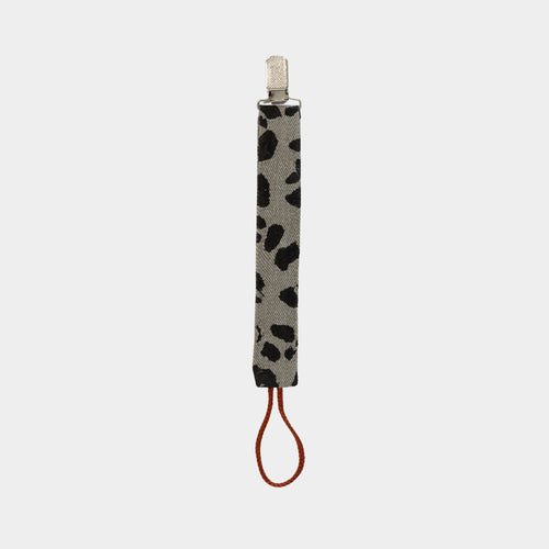 MomKoala Signature - Gri Leopar Emzik Tutacağı