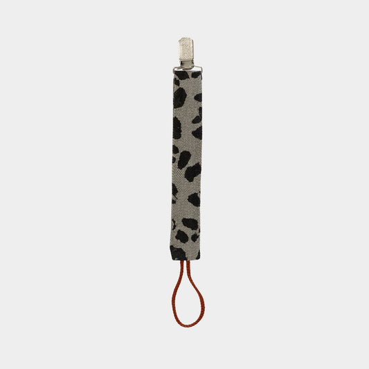 MomKoala Signature - Gri Leopar Emzik Tutacağı