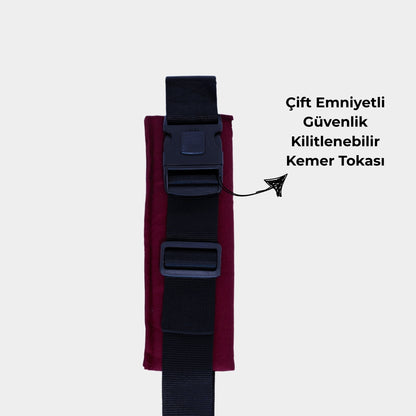 MomKoala Essential - Bordo Yan Sling Çocuk Taşıyıcı