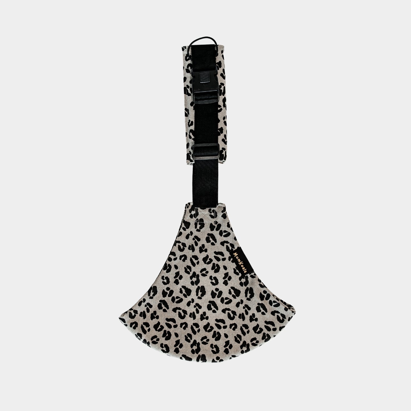MomKoala Signature - Gri Leopar Yan Sling Çocuk Taşıyıcı