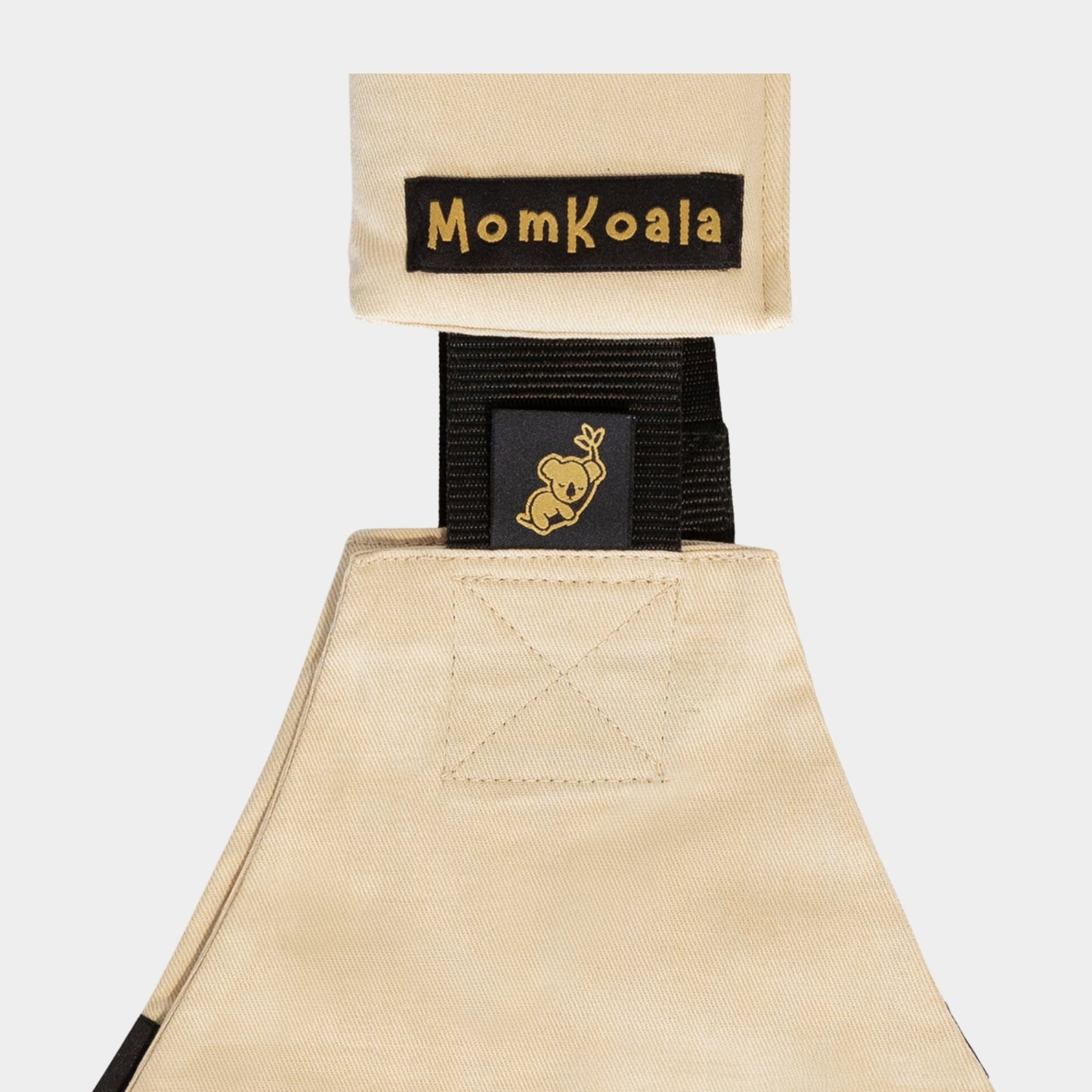 MomKoala Essential - Bej Yan Sling Çocuk Taşıyıcı