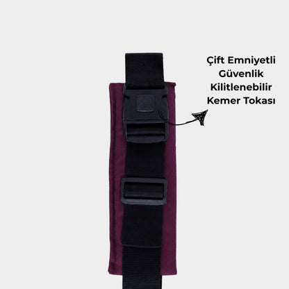 MomKoala Essential - Mürdüm Yan Sling Çocuk Taşıyıcı