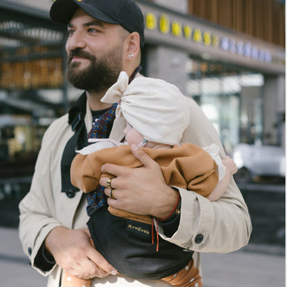 MomKoala Classic - Siyah Yan Sling Çocuk Taşıyıcı