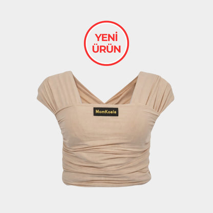 MomKoala Flexible - Kum Beji Wrap Sling Çocuk Taşıyıcı